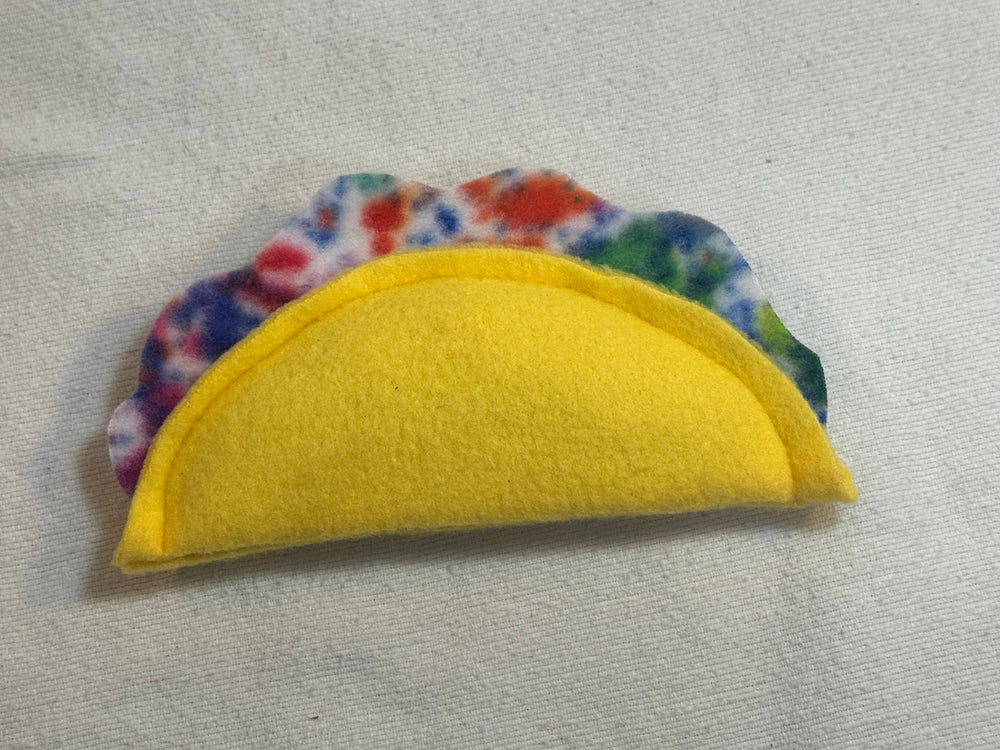 Catnip Cat Kicker Toy – Handmade in USA Fabric Fun Tube or Taco