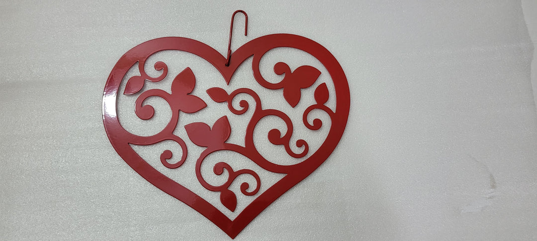 LOVE Red Metal Wall Sign – Made in USA Home & Garden Decor