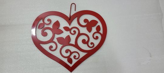 LOVE Red Metal Wall Sign – Made in USA Home & Garden Decor