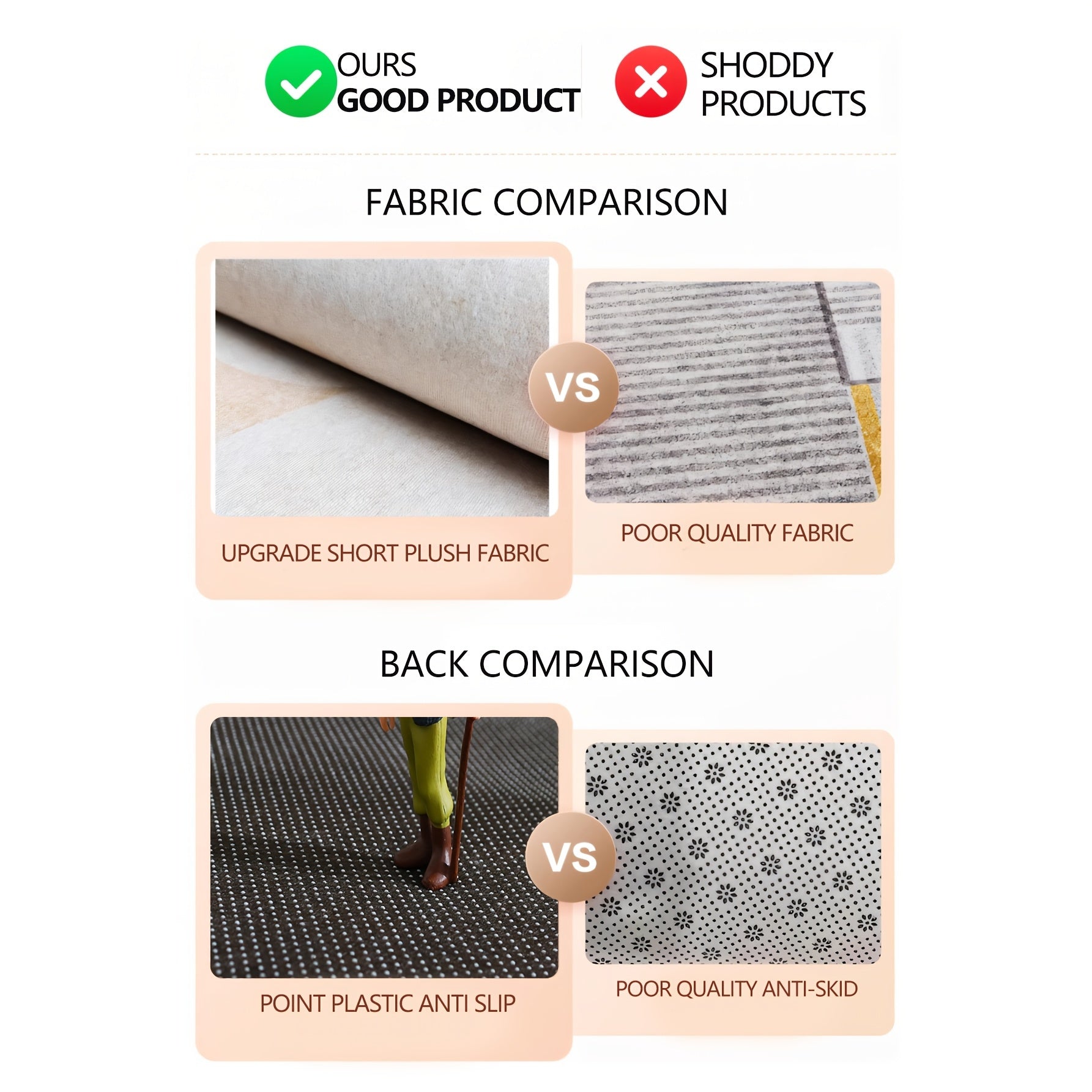 1pc Cute Cat Warning Mat - "KEEP DOOR CLOSED CATS PLANNING ESCAPE" Design, Non-Slip, Machine Washable, Polyester Fiber, Ideal for Kitchen, Bedroom, Living Room Entrances, All-Season Use, Pet Safety Mat | Playful Cat Design |