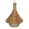 Hanging Bird House Hand Woven Grass Bird Hut Eco-friendly Birds Straw Cages Cozy Birds Nest Shelter from Cold Weather