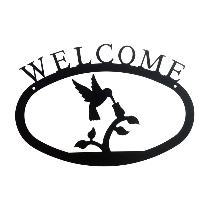 Hummingbird Welcome Sign Proudly Made in USA