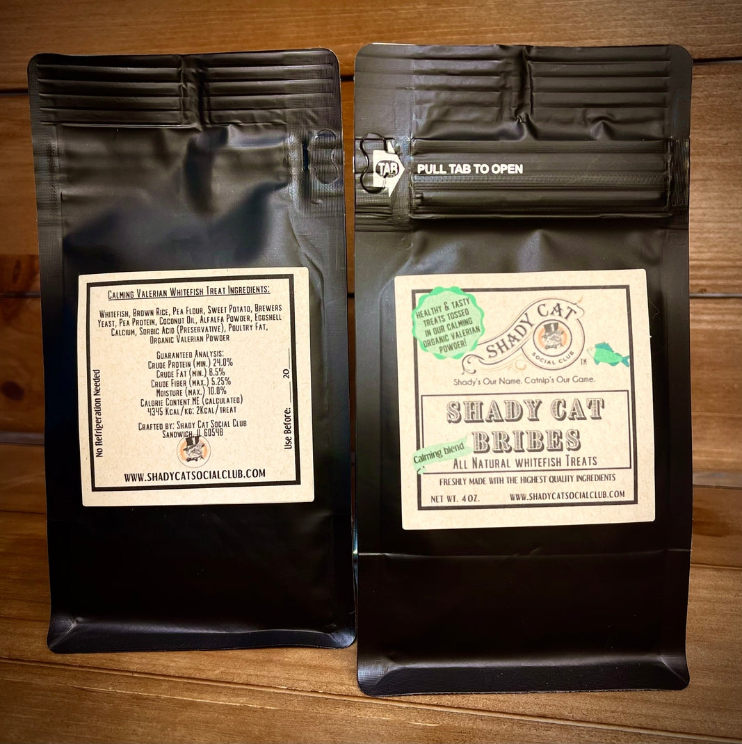 Shady Cat Social Club Catnip Treats in 3 Meow-deliousous Flavors kitty will Like