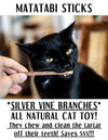 Natural Matatabi  Sticks -Cat Chew Toy-  Grown in USA