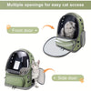 Breathable Pet Backpack, for cat Backpack, Secure & Travel-Friendly Carrier For Small To Medium for cats And Dogs, for cat Carriers For Cats, Large-Capacity, Oxford Fabric, Safety Zippers, Durable Straps For Outdoor Adventure