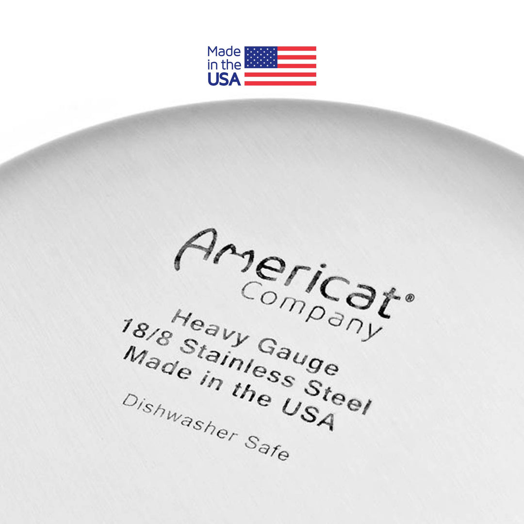 Stainless Steel Cat Bowls with Optional Stand – Made in USA