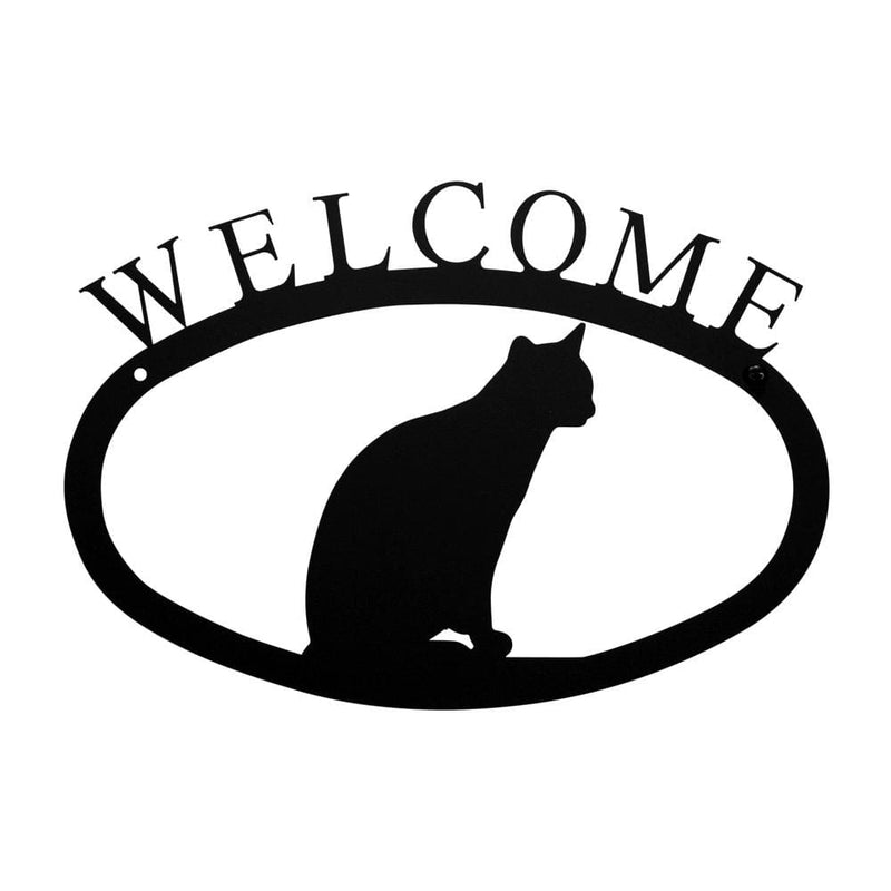 Cat Welcome Signs in 3 Different Styles Proudly Made in USA