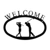 Golfers Welcome Sign Proudly Made in USA by Village Wrought Iron